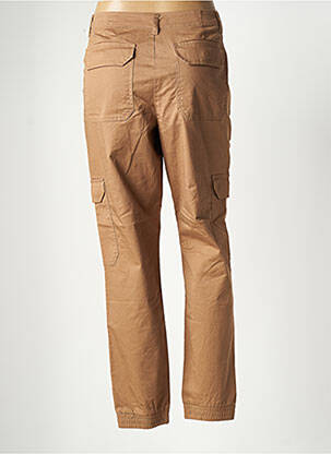 Pantalon cargo taille haute taille haute marron TOM TAILOR femme