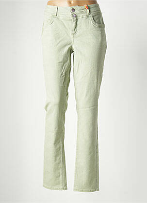 Jeans coupe slim taille basse taille basse vert STREET ONE femme