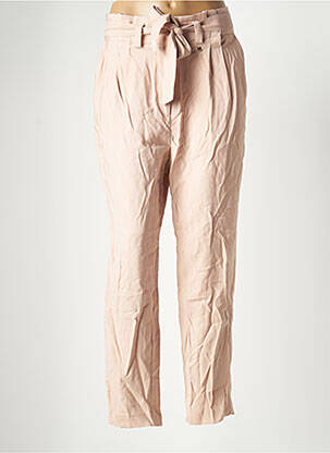 Pantalon slim taille haute taille haute rose KOCCA femme