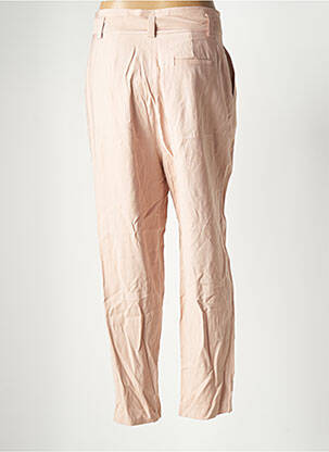 Pantalon slim taille haute taille haute rose KOCCA femme