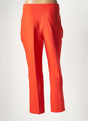 Pantalon 7/8 taille haute taille haute orange MORGAN femme