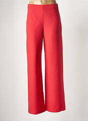 Pantalon flare rouge ASTRID BLACK LABEL pour femme seconde vue