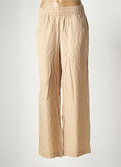 Pantalon large beige VERO MODA pour femme seconde vue