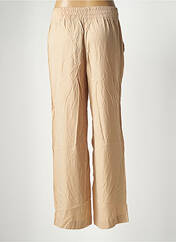 Pantalon large beige VERO MODA pour femme seconde vue