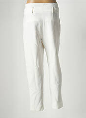 Pantalon slim blanc MORGAN pour femme seconde vue
