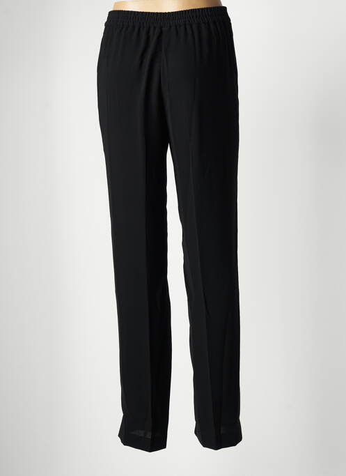Pantalon slim taille élastique taille haute noir MANGO femme