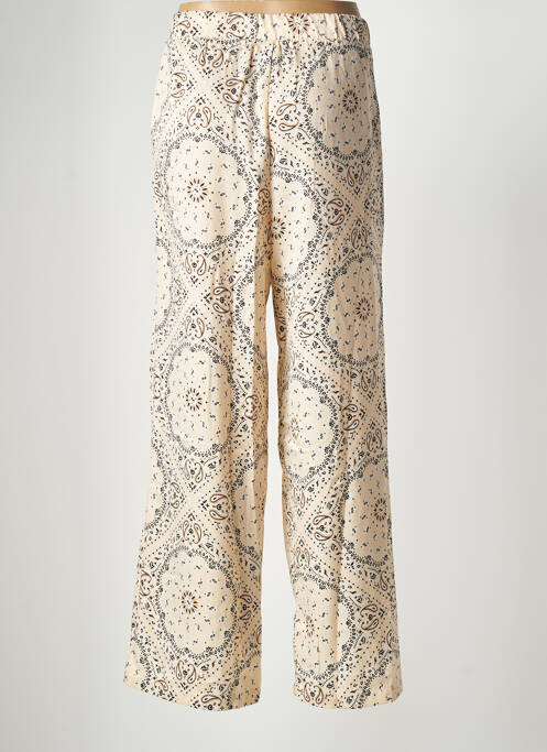 Pantalon large beige VERO MODA pour femme