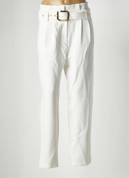 Pantalon slim blanc MORGAN pour femme