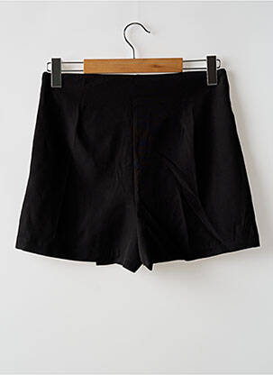 Jupe short taille à pinces noir TERRA DI SIENA femme