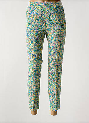 Pantalon 7/8 bleu LE TEMPS DES CERISES pour femme