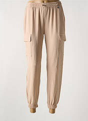 Pantalon cargo beige AMELIE & AMELIE pour femme seconde vue