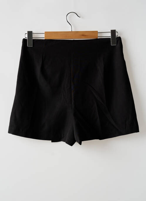 Jupe short taille à pinces noir TERRA DI SIENA femme