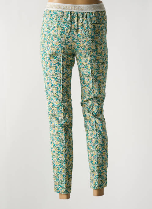 Pantalon 7/8 bleu LE TEMPS DES CERISES pour femme