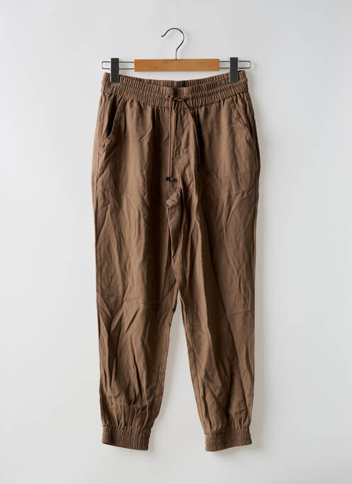 Pantalon droit beige ONLY pour femme