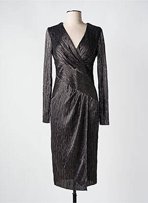 Robe longue manches longues manches longues gris JOSEPH RIBKOFF femme