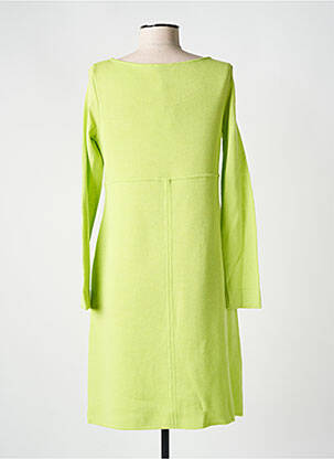 Robe mi-longue manches longues manches longues vert MARIA BELLENTANI femme