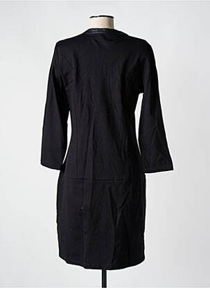 Robe mi-longue manches longues manches longues noir EVA KAYAN femme