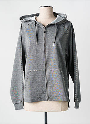 Veste casual coupe droite gris LOLA CASADEMUNT femme