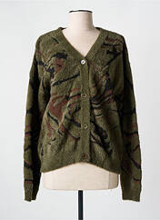 Gilet manches longues vert EVA KAYAN pour femme seconde vue
