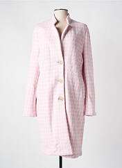 Manteau long rose MARIA BELLENTANI pour femme seconde vue