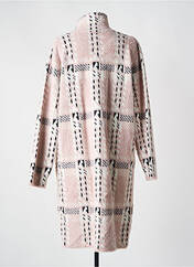 Manteau long rose PASSIONI pour femme seconde vue