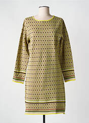 Robe mi-longue jaune MD'M pour femme seconde vue