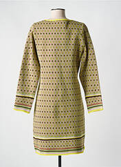 Robe mi-longue jaune MD'M pour femme seconde vue