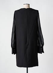 Robe mi-longue noir LESLIE pour femme seconde vue