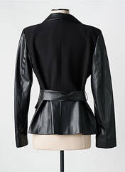 Veste simili cuir noir LESLIE pour femme seconde vue