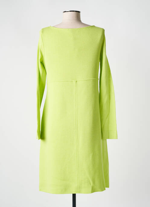 Robe mi-longue manches longues manches longues vert MARIA BELLENTANI femme