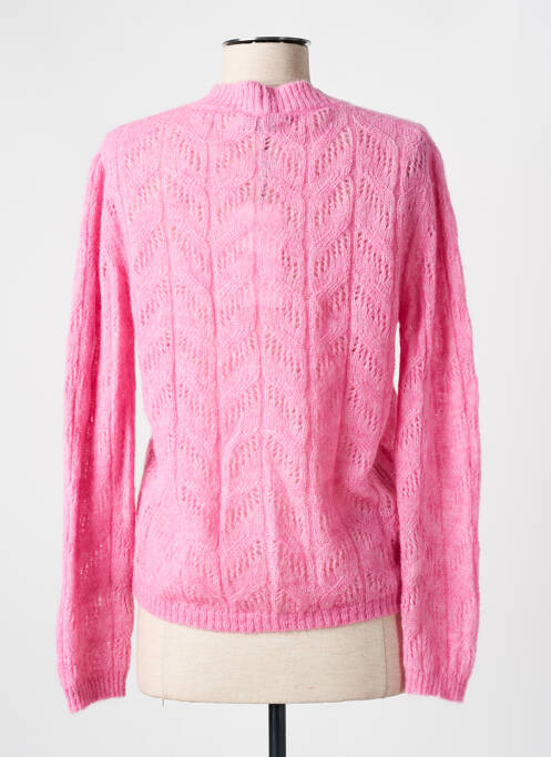 Gilet manches longues rose MARIA BELLENTANI pour femme