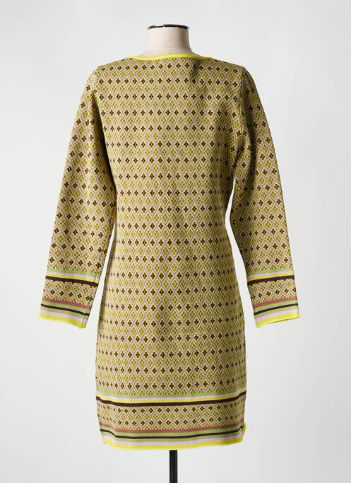 Robe mi-longue jaune MD'M pour femme