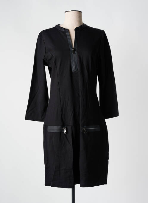 Robe mi-longue noir EVA KAYAN pour femme