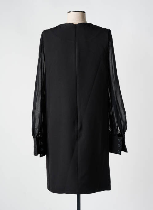 Robe mi-longue noir LESLIE pour femme