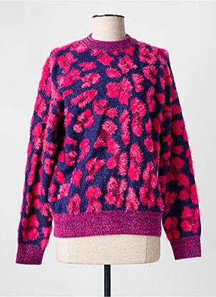 Pull resserrée sur le bas manches longues rose LOLA CASADEMUNT femme