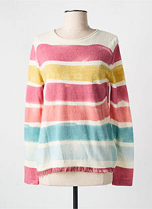 Pull coupe droite manches longues rouge ANANKE femme