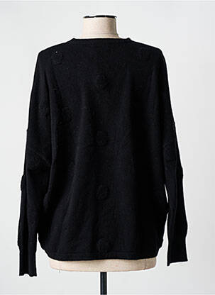 Pull resserrée sur le bas manches longues noir ESTHEME femme