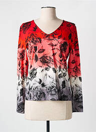 T-shirt manches longues manches longues rouge FUEGO WOMAN femme