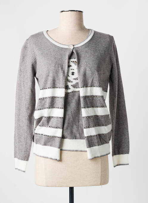 Twin-set gris LEO & UGO pour femme
