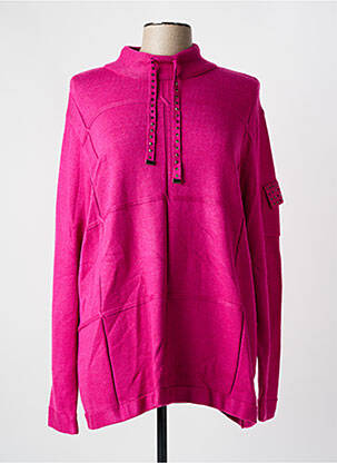 Pull manches longues manches longues violet PASSIONI femme