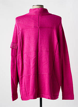 Pull manches longues manches longues violet PASSIONI femme