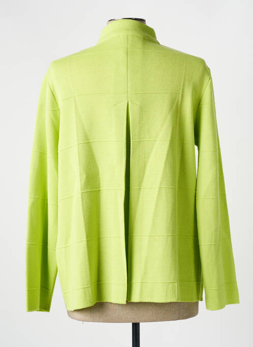 Gilet manches longues vert MARIA BELLENTANI femme