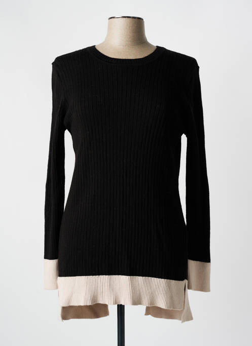 Pull tunique noir MARIA BELLENTANI pour femme