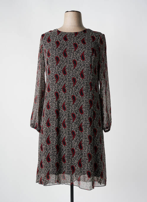 Robe longue marron GEVANA pour femme