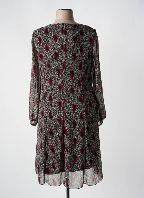 Robe longue marron GEVANA pour femme