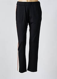 Pantalon slim taille élastique noir MARIA BELLENTANI femme