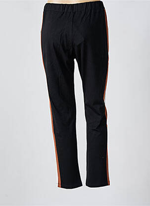 Pantalon slim taille élastique noir MARIA BELLENTANI femme
