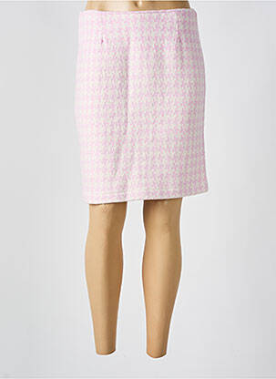 Jupe courte poches rose MARIA BELLENTANI femme