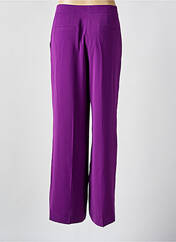 Pantalon droit violet EVA KAYAN pour femme seconde vue