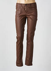Pantalon slim marron ATELIER GARDEUR pour femme seconde vue